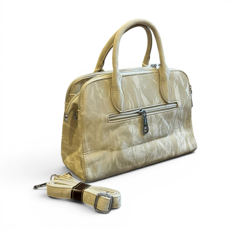 Amoraa Ivory Cloud Satchel