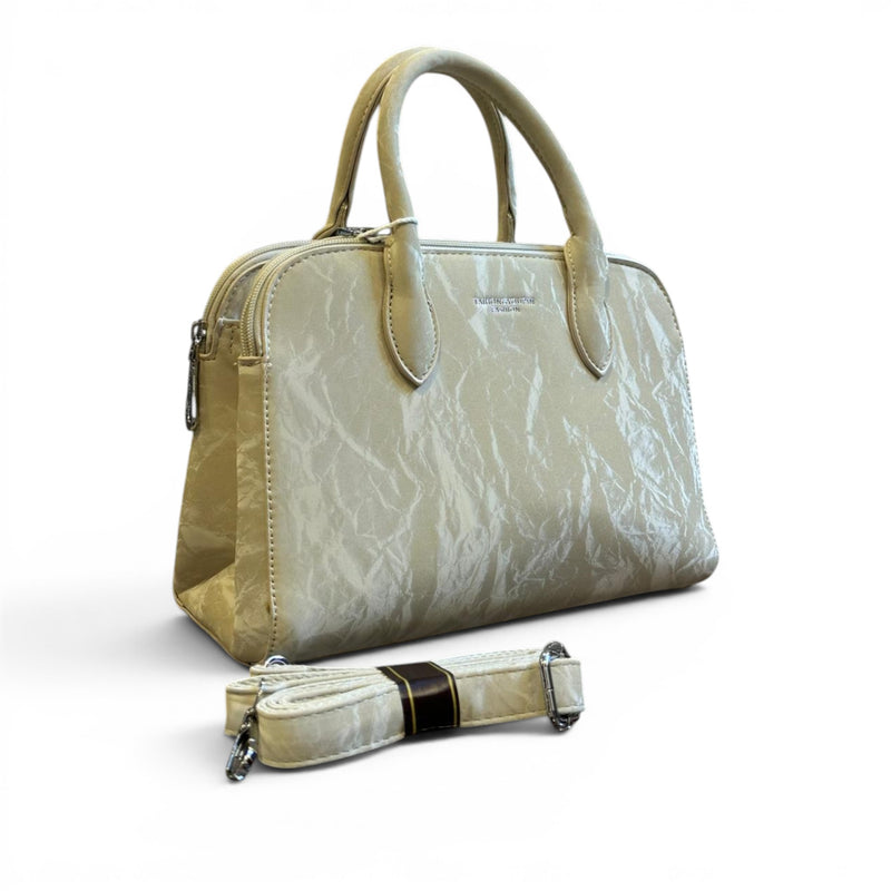 Amoraa Ivory Cloud Satchel