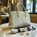 Amoraa Ivory Cloud Satchel