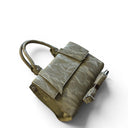 Amoraa Marble Luxe Satchel – Taupe Stone