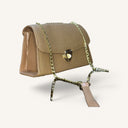 The Gold Tweed Chain Bag