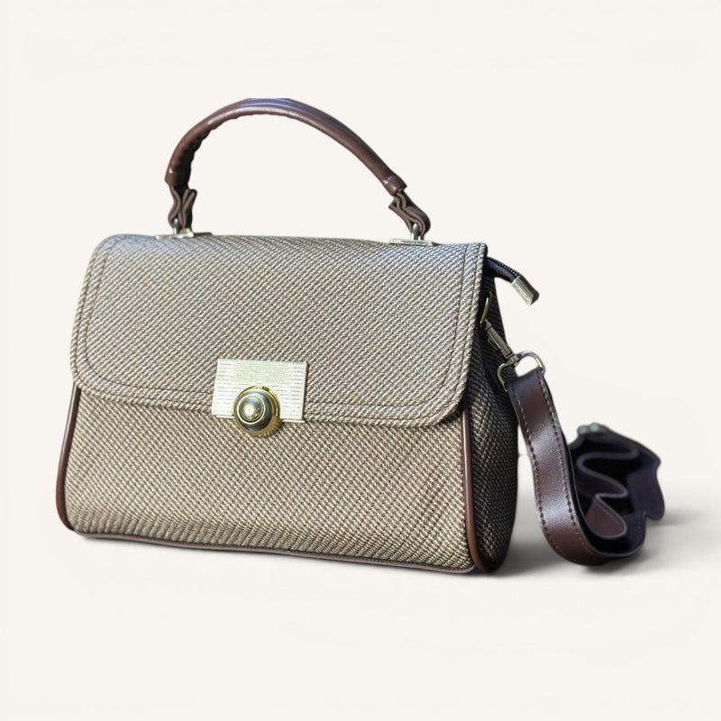 The Mocha Tweed Bag